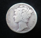 1931-D Mercury Dime.  Better Grade.  Lot#2310
