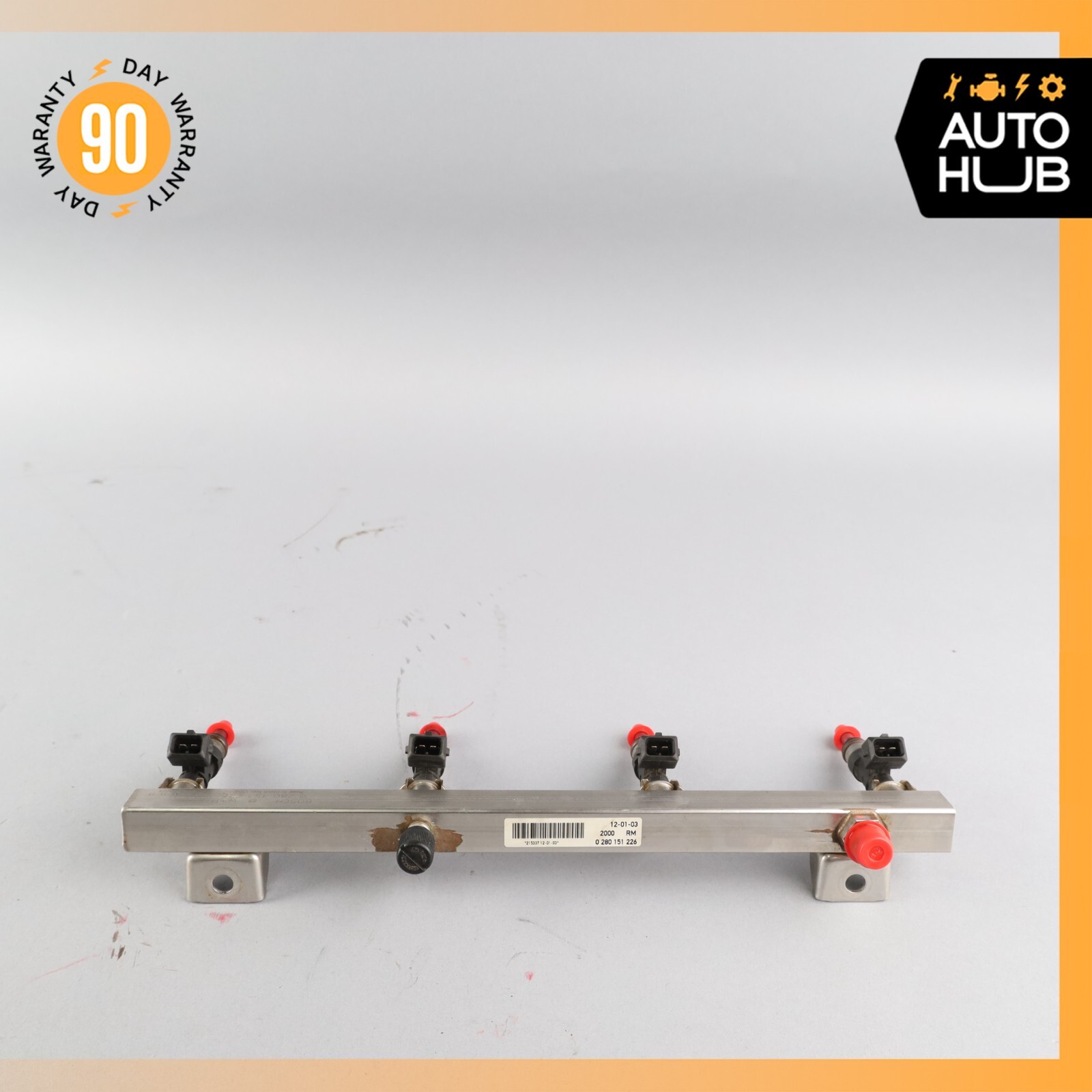 Maserati Quattroporte Fuel Injection Rail Line w/ Injectors Left Side OEM 68k