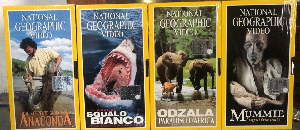 VHS NATIONAL GEOGRAPHIC - COLLEZIONE - 35 VHS NUOVE! - Immagine 2 di 4