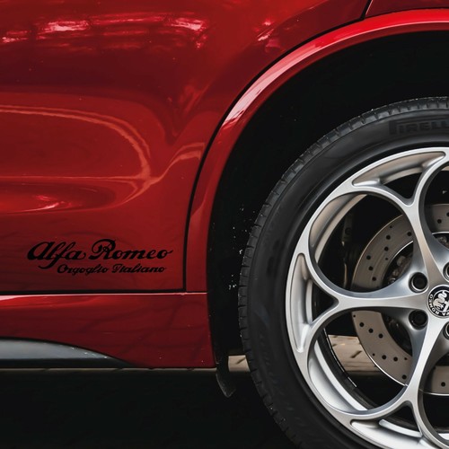 Alfa Romeo Aufkleber für Giulietta Zange Giulia Felgen 147 159 75 Mythos Auto Tuning - Bild 8 von 10