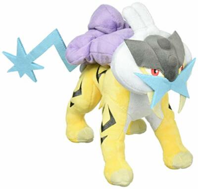 SAN-EI Pokémon ALL STAR COLLECTION Raikou (S) Plüsch Puppe Höhe 22 cm PP62