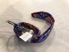 Vera Bradley Lighten Up Wide Lanyard in  Mural Garden   New with Tag