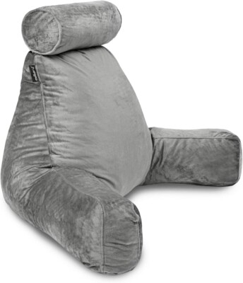 Milliard XL Lesekissen mit Nackenrolle - Memory Foam Sit-Up Rückenlehnenkissen
