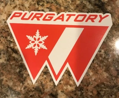 Purgatory Ski Sticker - Durango Colorado Skiing Snowboard Mountain Rockies