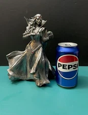 Michael Ricker Pewter Shawn Sorceress Princess Magic Fantasy Sculpture Statue LE