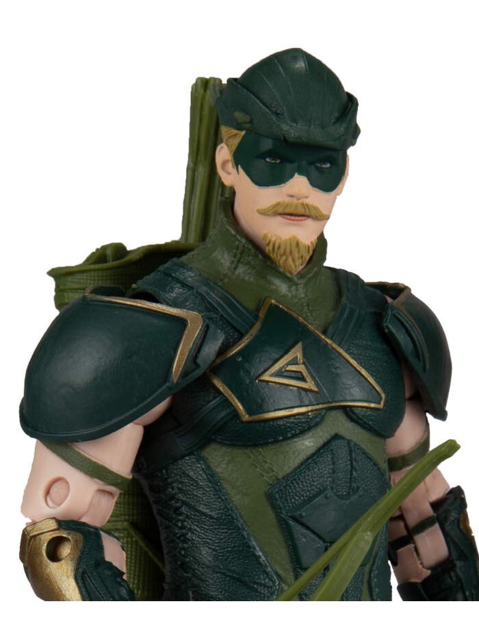 MCFARLANE DC PAGE PUNCHERS GREEN ARROW INJUSTICE 2 ACTION FIGURE + COMICS NEW
