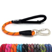 Short Dog Leash 18 Inches Rope Traffic Leashes for Dogs Reflective Dog Lead w...