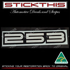 <!--F#f_0-->HQ GTS Monaro Coupe Sedan Guard 253 4.2L V8 Decal Sticker Holden HJ HX HZ<!--F/-->