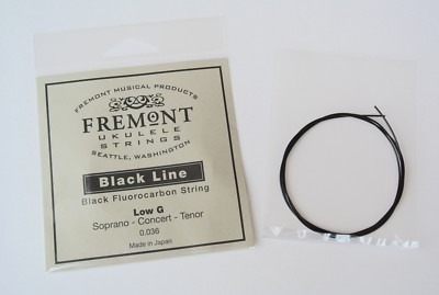 Fremont Blackline Fluorocarbon Low-G Ukulele Single String 