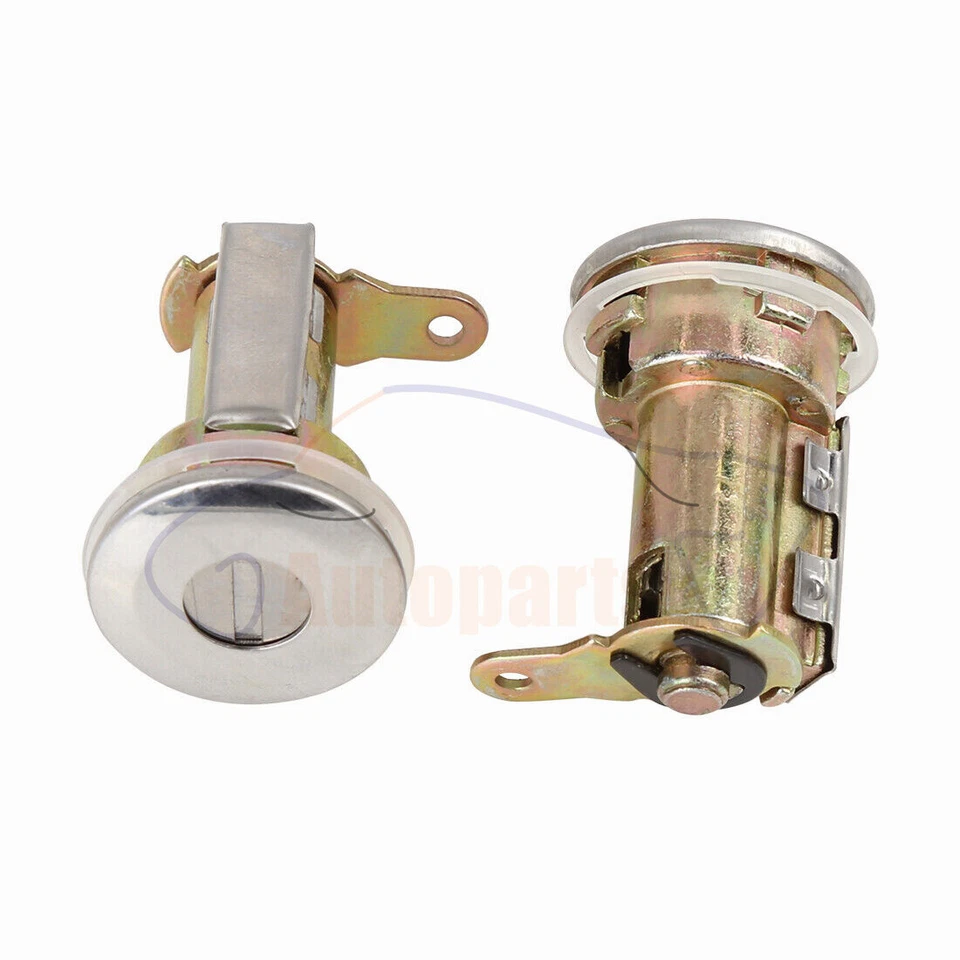 1Pair Door Lock Cylinder with Key Fit for Dodge B100 B200 W100 Trailduster US — 第 2/4 张图片