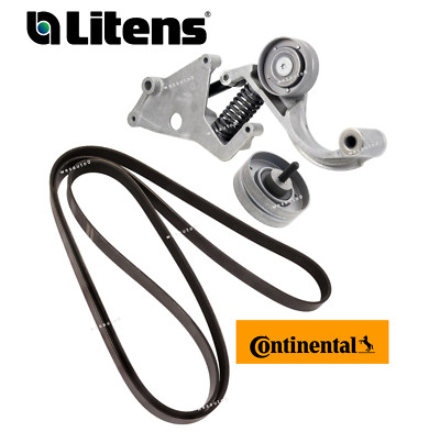 Belt Tensioner Assembly Idler Pulley Drive Belt 3pcs OEM for Mini Cooper S 02-08