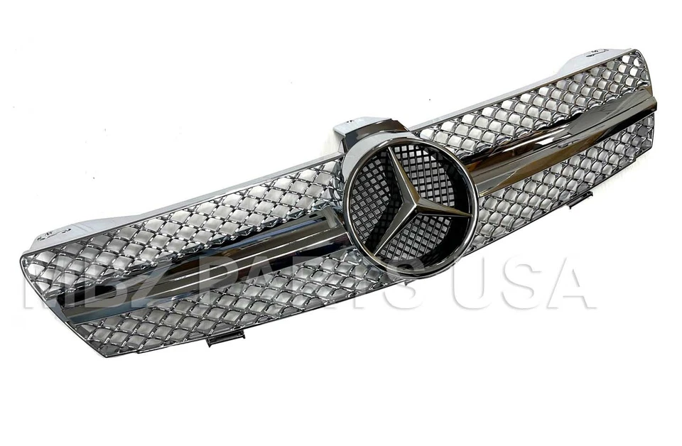 CLS63 CLS600 CLS500 CLS55 2006 2007 2008 parrilla totalmente cromada CLS Star Emblem nuevo Foto 3 de 4
