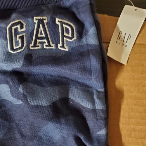 gap kids sweatpants Sz. L Blue Camo NWT - Picture 2 of 9