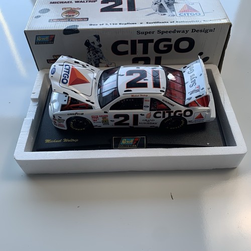 1/18 REVELL #4220 NASCAR # 21 M. WALTRIP 1997 FORD THUNDERBIRD "CITGO"-1 OF 3120 - Picture 2 of 11