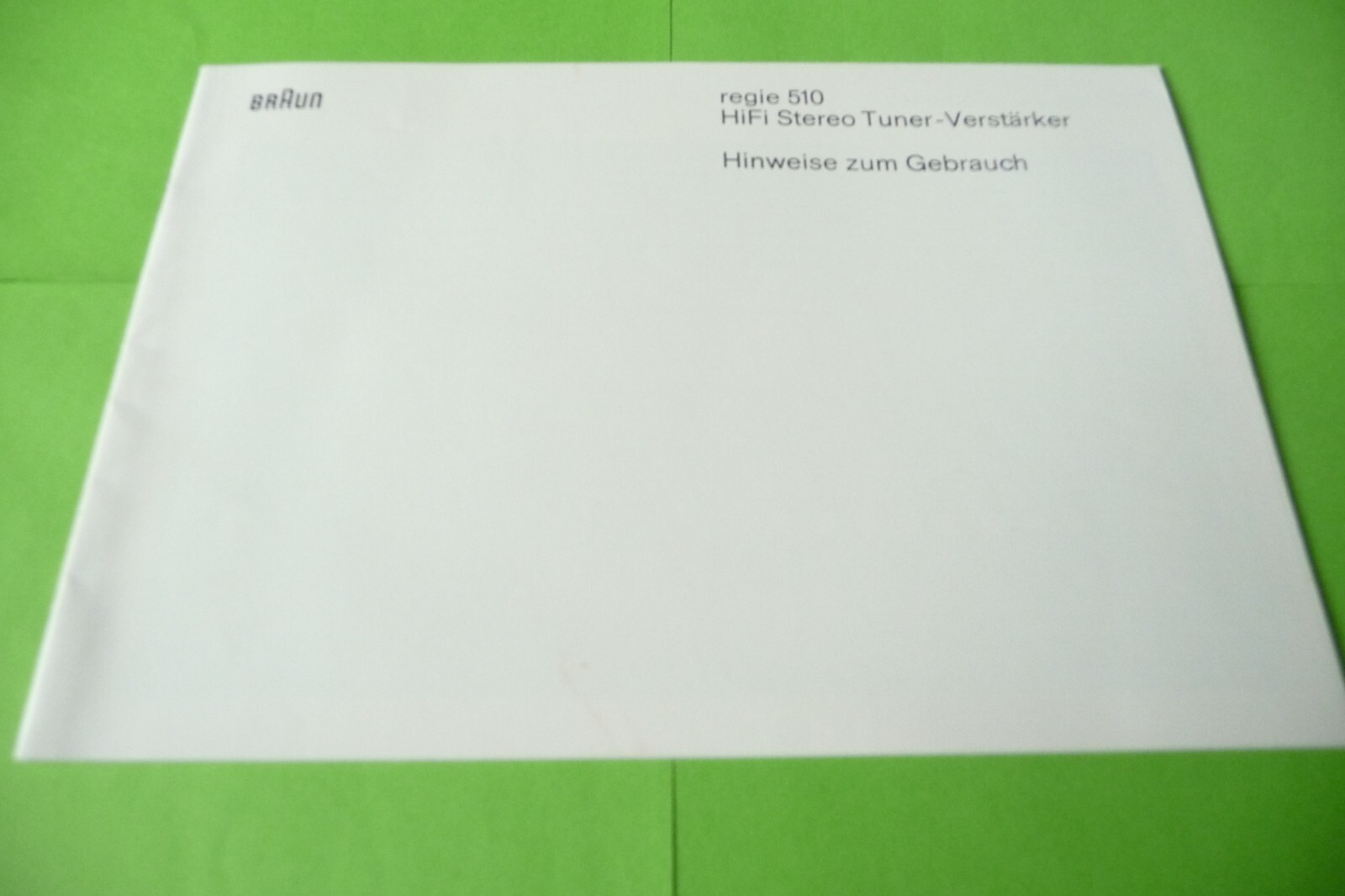 Braun REGIE-510 vintage audio equipment - eBay listing photo 4