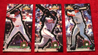 1994 FLEER EXTRA BASES INSERT SET OF 20 CARD ROOKIE SENSATION--SET(BB-80A)