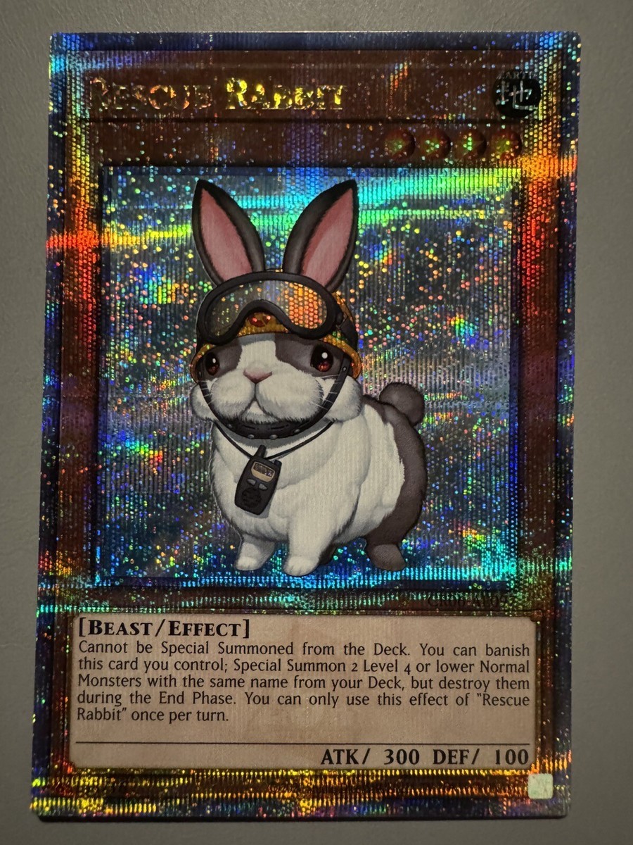 YUGIOH RESCUE RABBIT (EFFECT) ASIA ENGLISH EDITION CR06-AE097 25TH