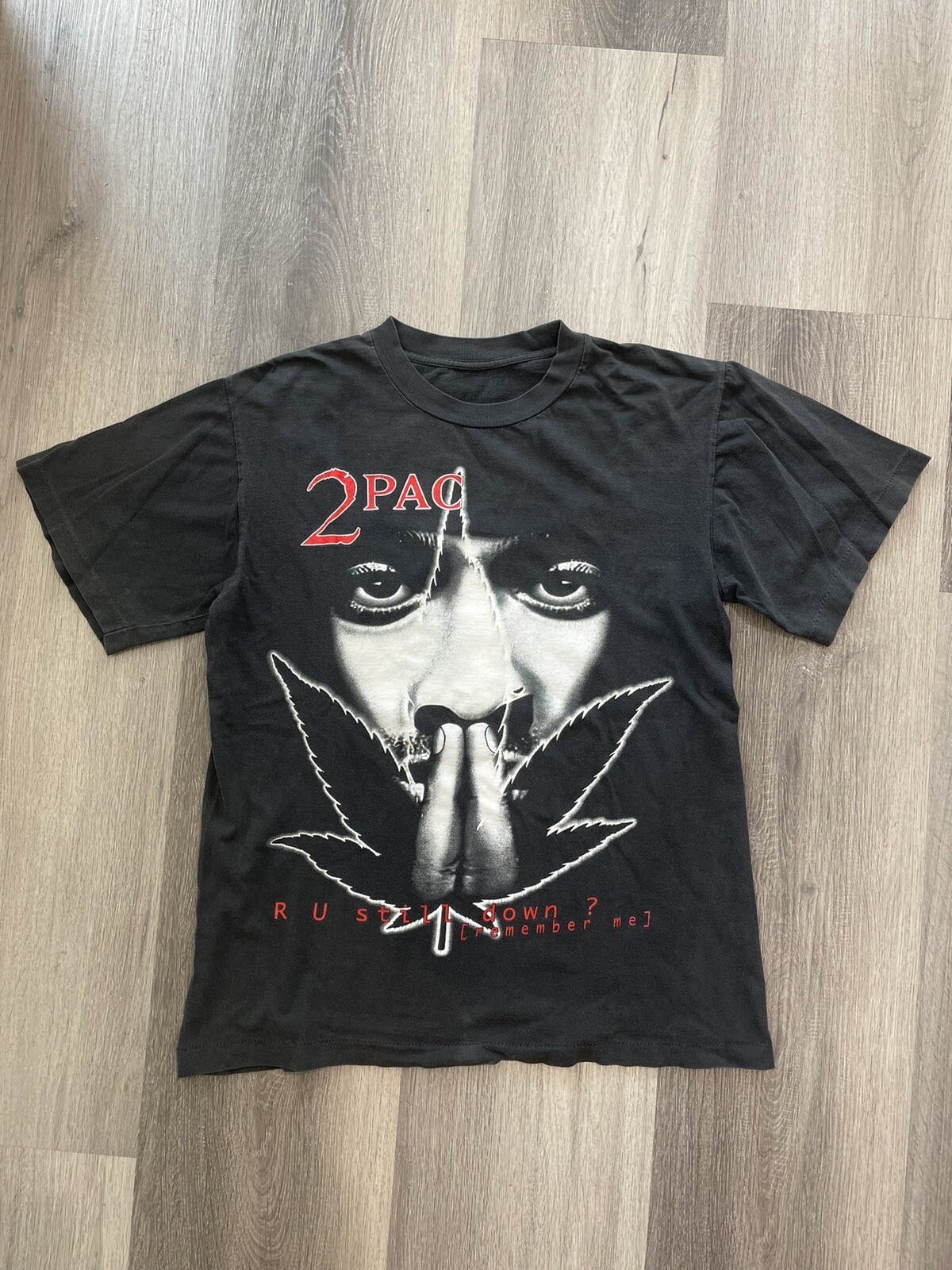 FILA T shirt rap vintage anni 90 Tupac R U ancora giù Remember Me maglietta taglia 2PAC rap