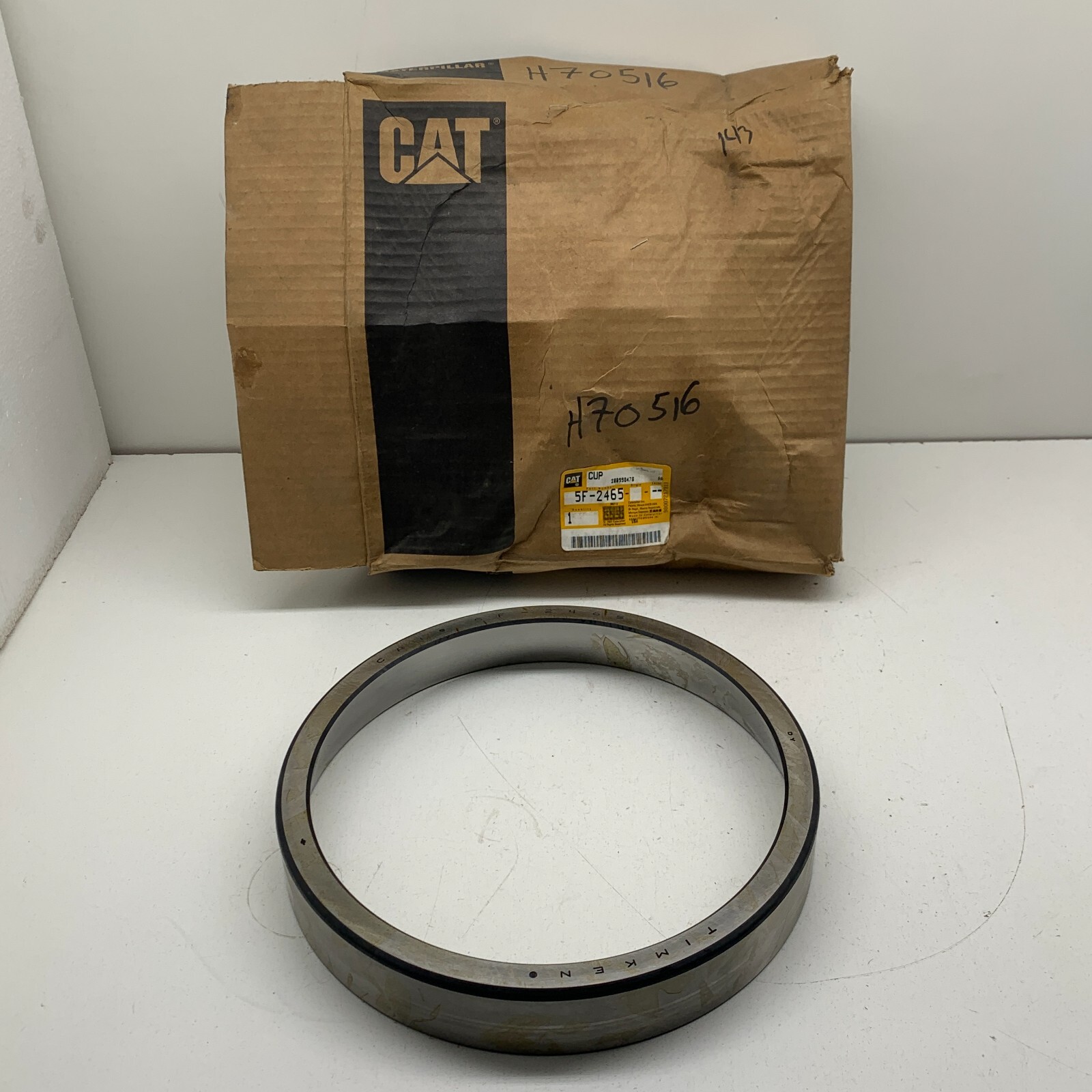 Caterpillar OEM 5F-2465 Bearing Cup by Timken Made in USA 5F2465