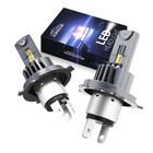 H4/9003 LED Headlight Bulbs High Low Beam Super Bright 6500K 40000Lumens 120W x2