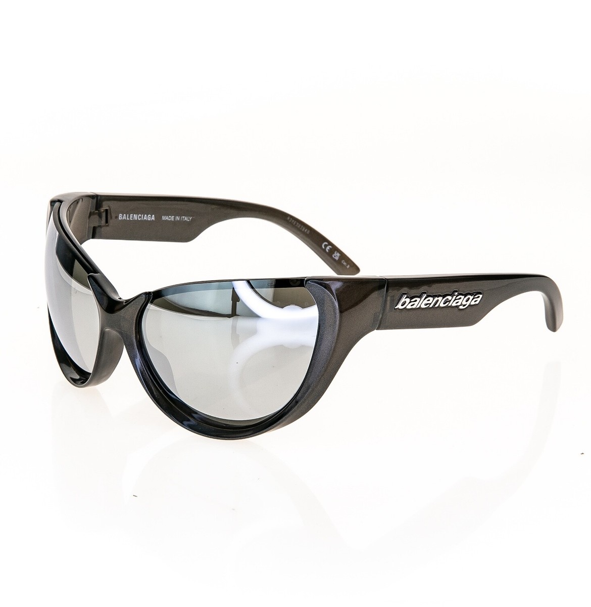 BALENCIAGA XPANDER BUTTERFLY 0201 Brown Silver Unisex Mask BALENCIAGA XPANDER BUTTERFLY 0201 Brown Silver Unisex Mask