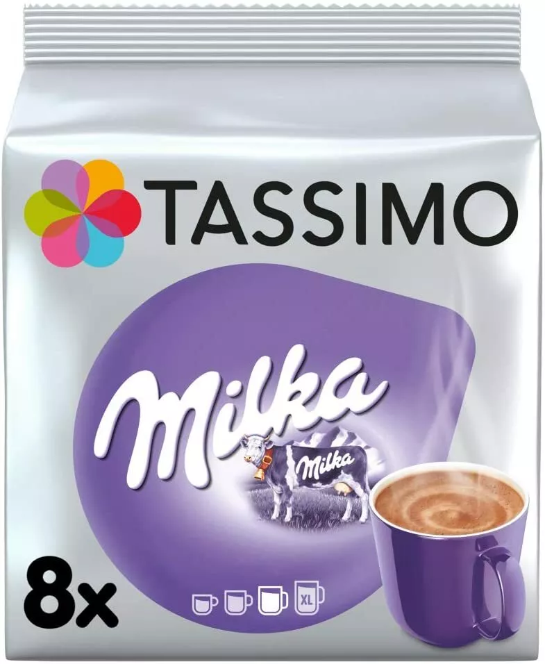 TASSIMO Milka Hot Chocolate T Discs Pods 4/8/16/24/32 Drinks - NEW