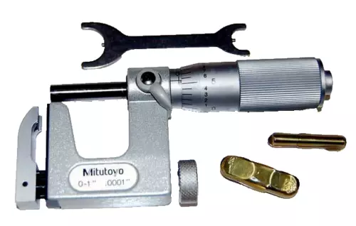 Mitutoyo 0-1" x .0001" (Grad.) Series 117 "Uni-Mike" Micrometer-Inter. Anvil