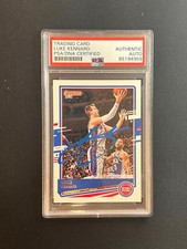 2020-21 Panini Donruss #117 Luke Kennard Signed Rookie Card AUTO PSA Slabbed Cli