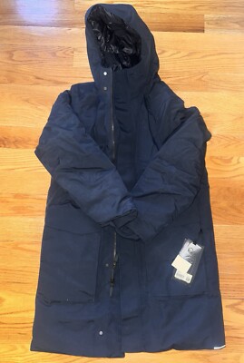 Lululemon Cold City Parka Jacket Coat Black Mens Size S Retail