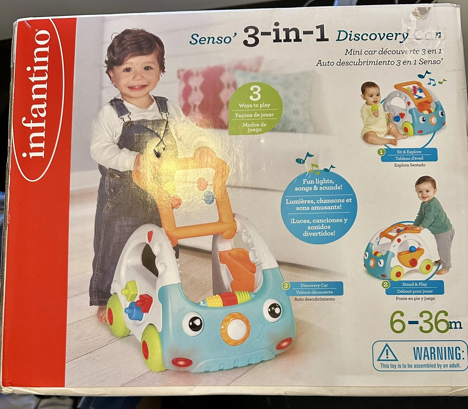 Infantino 3 In 1 Baby Walker
Opens in a new window or tab