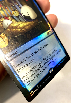 peek mtg card Foil Peek Alters on Lands