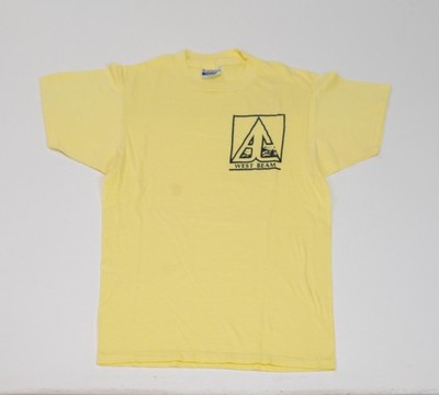 True Vintage 80s Single Stitch T Shirt Sz M Paper Thin West Beam Workwear Gorp