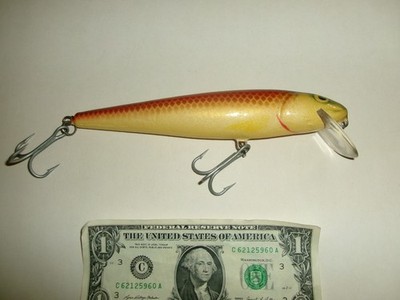 Salmo 7-1/4'' Body Floating Whitefish Musky Muskie Crankbait Lure - Used