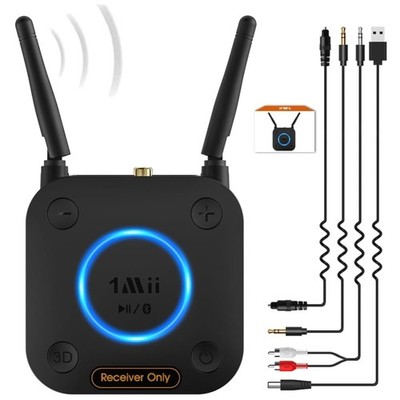 3D Audio Bluetooth Receiver with Volume & Track Adjustment
