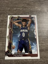 2025-26 Topps Holiday Jeremiah Fears Cookie Back RC SSP #SSB-JF Pelicans SP