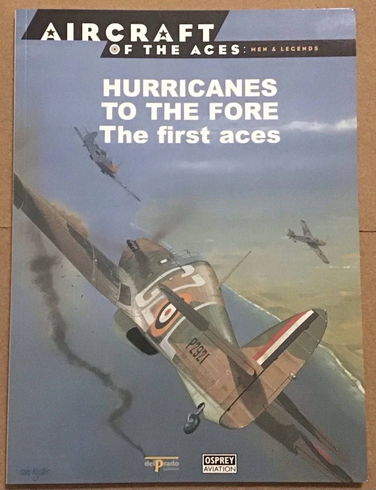 Aircraft Of The Aces Hurricane Mk II Diecast Model With Book - image 3 of 4