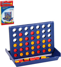 1 Pezzo Mini Gioco Forza 4 in Plastica, Gioco Da Viaggio Four Wins, Giocattolo E