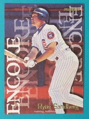 1997 Fleer Encore Ryne Sandberg #716 HOF - Final Season - 10+ Items Ship FREE!