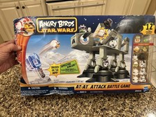 Star Wars Angry Birds AT-AT Attack Battle Game Hasbro New In Box