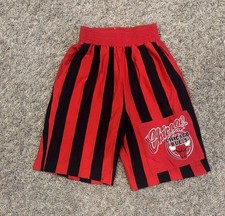 Vintage 1990s Michael Jordan Chicago Bulls Shorts striped Nutmeg Mens small