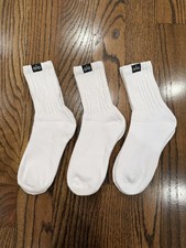Alo Yoga Unisex Half-Crew Scrunch Socks 3 Pairs Bundle