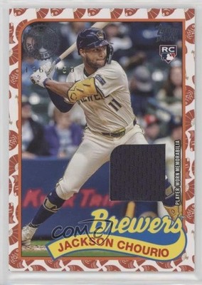 2024 Japan Edition 1989 Topps Baseball Relics Jackson Chourio Rookie RC 1he8
