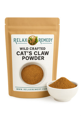 Cats Claw Powder - 100 Pure Non-GMO Uncaria Tomentosa Immune & Joint Cat Claw