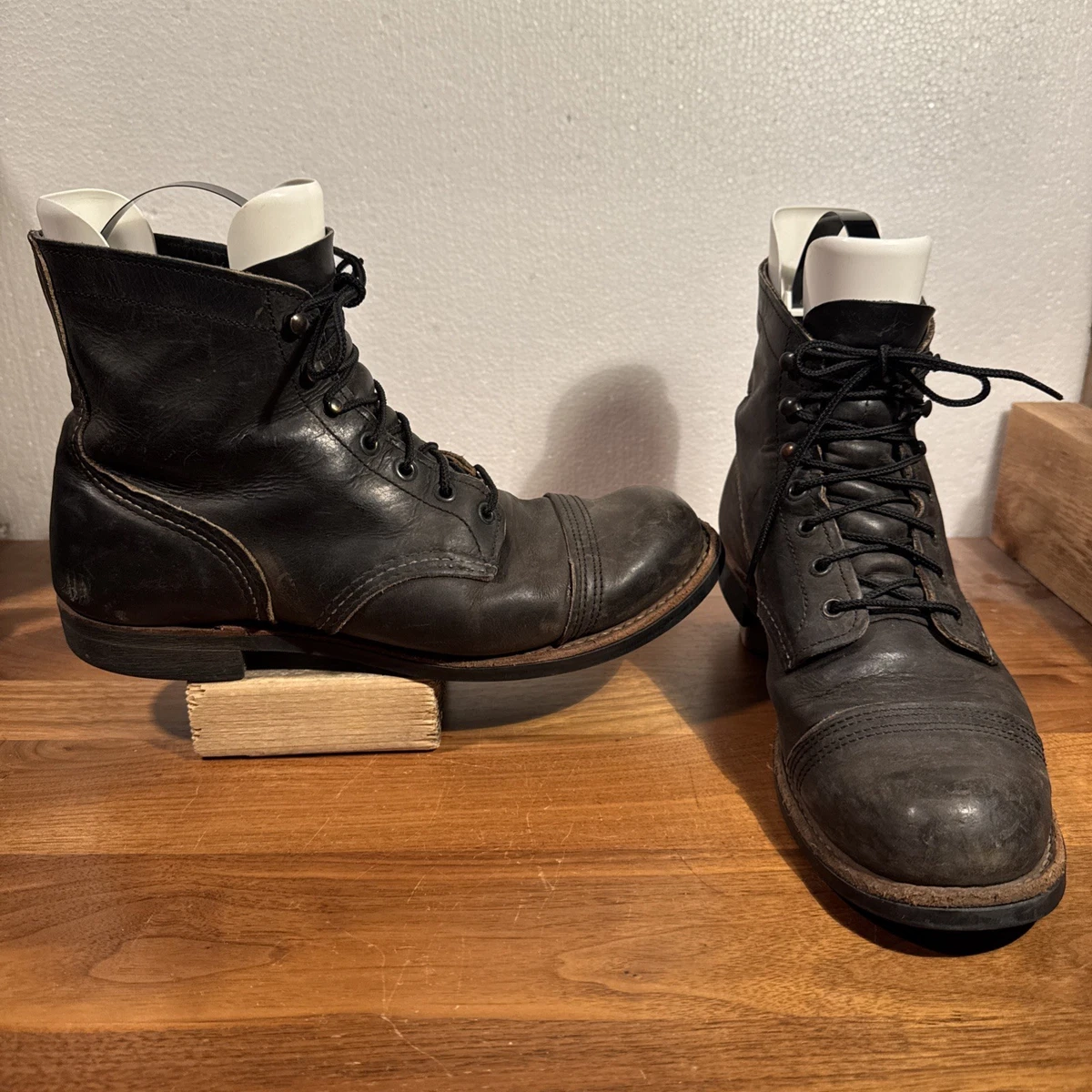 Red Wing Shoes Red Wing Iron Ranger Gray Boots for Men for Sale 