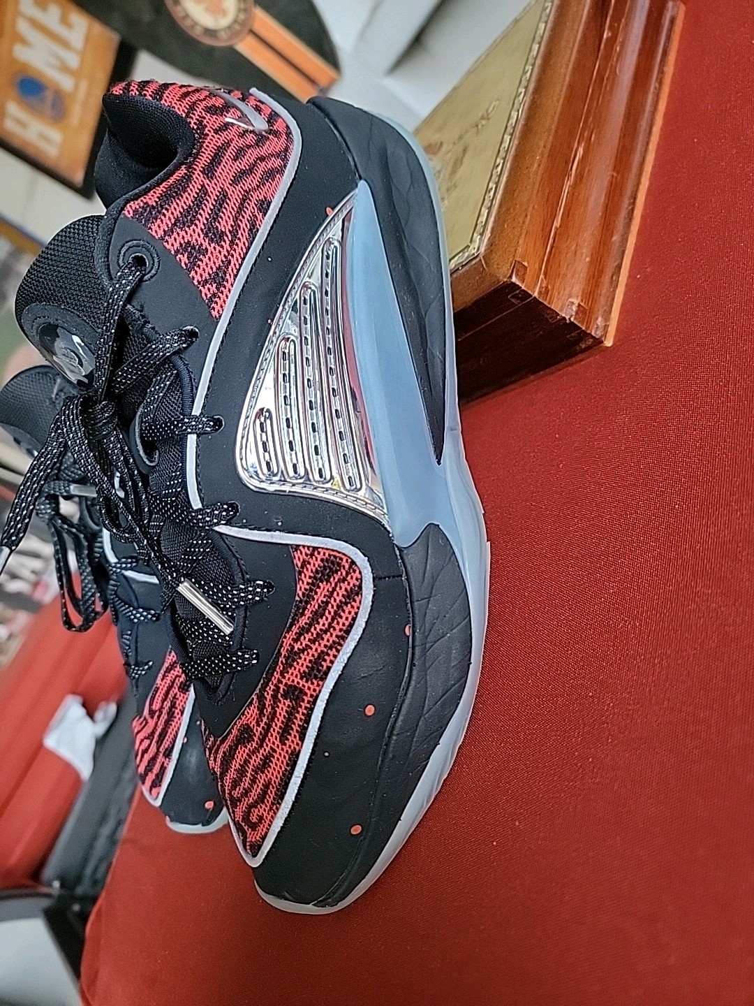 Nike Kevin Durant KD 16 Slim Reaper Black Silver Fire Red DV2917-004 Men's 7