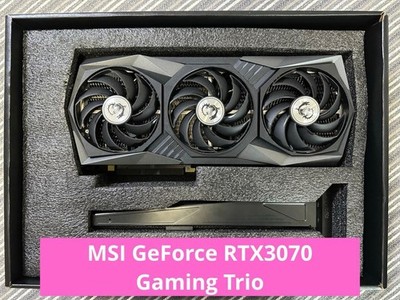 MSI GeForce RTX 3070 Gaming Trio 3-Fan Graphics Card Used