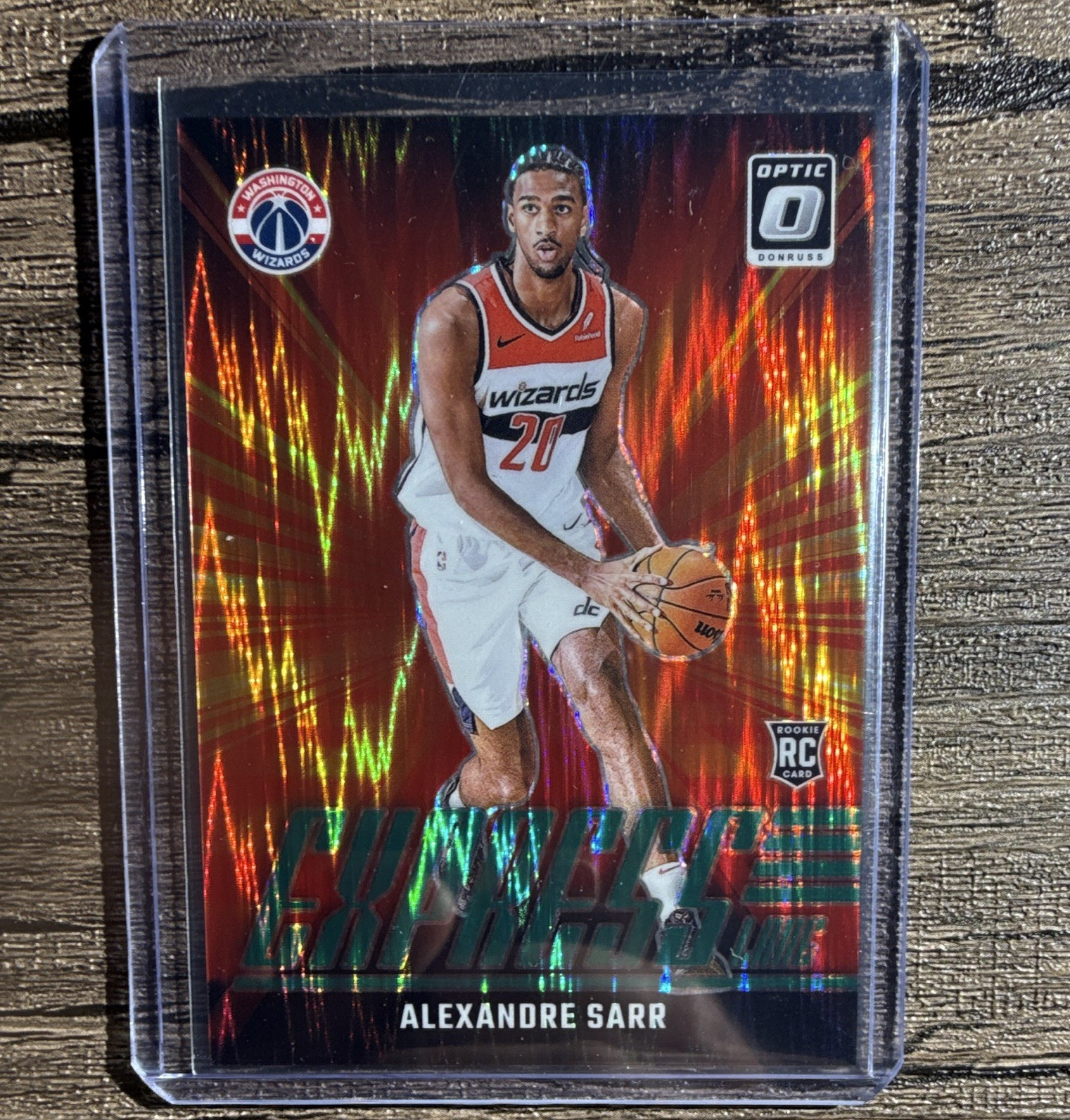 Panini 2024-25 Donruss Optic Alexandre Sarr RC Express Lane Green /149 #11
