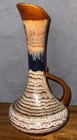 Mid Century Royal Haeger Rare Ewer /Pitcher Peacock Style Glaze-Great Feathering
