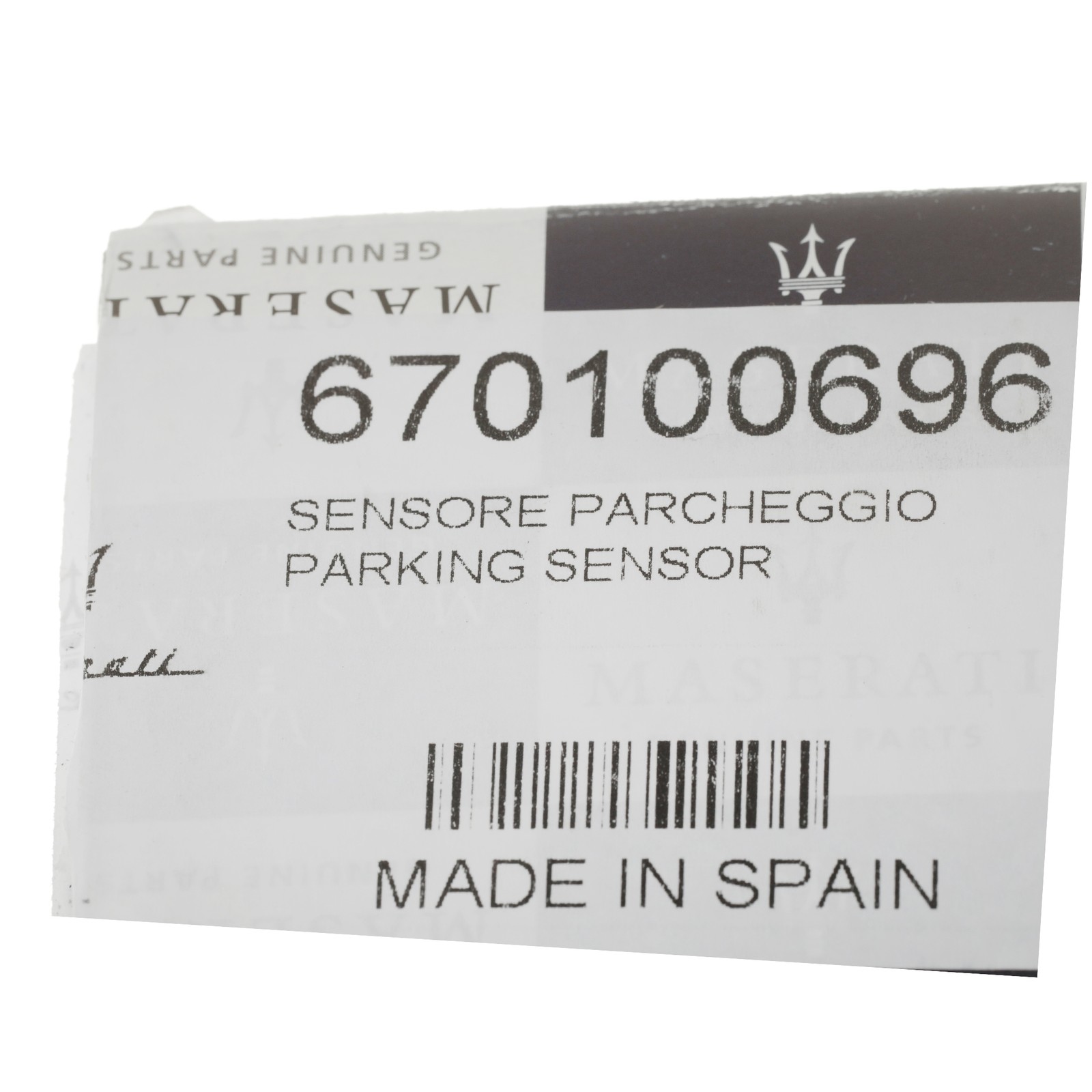 GENUINE MASERATI 2017-2020 Levante Front Bumper BOSCH Parking Sensor 670100696
