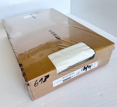 Ikea BACKSALEN Sofa with Chaise Cover, Blekinge white 304.972.06